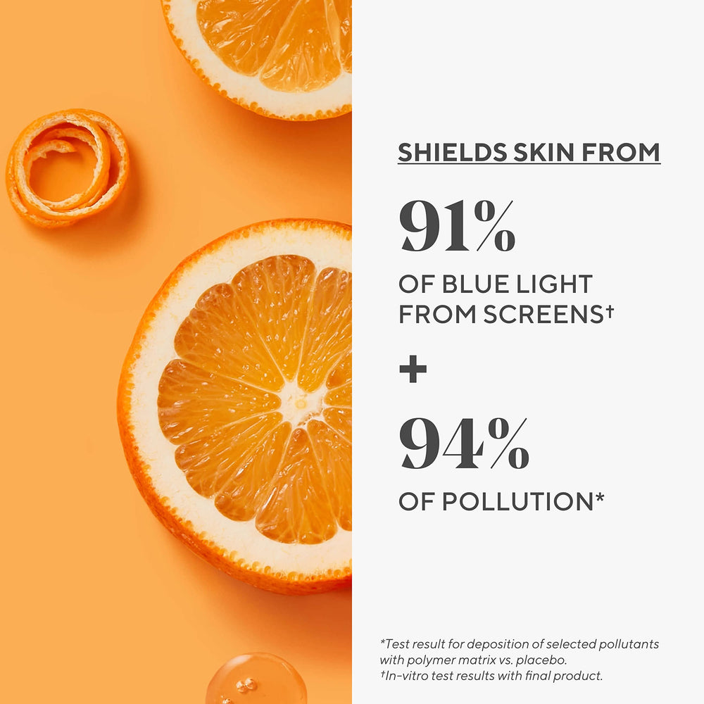 Murad City Skin Age Defense SPF 50 diagram illustrating broad spectrum protection