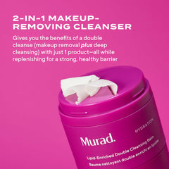 Murad Lipid-Enriched Cleansing Balm twist-up dispenser highlights mess-free design