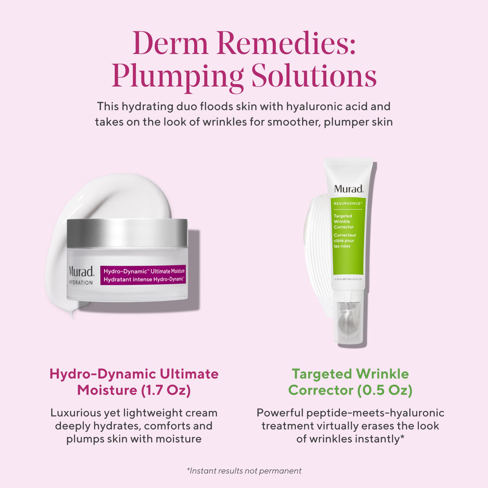 Murad Plumping Solutions Value Set packaging image emphasizing two full-size products