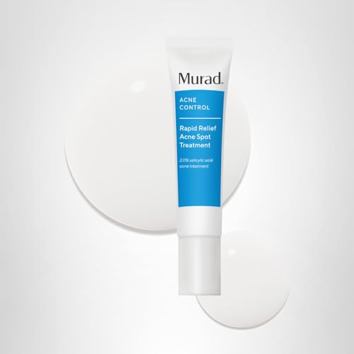 Murad Rapid Relief close-up on skin after application.