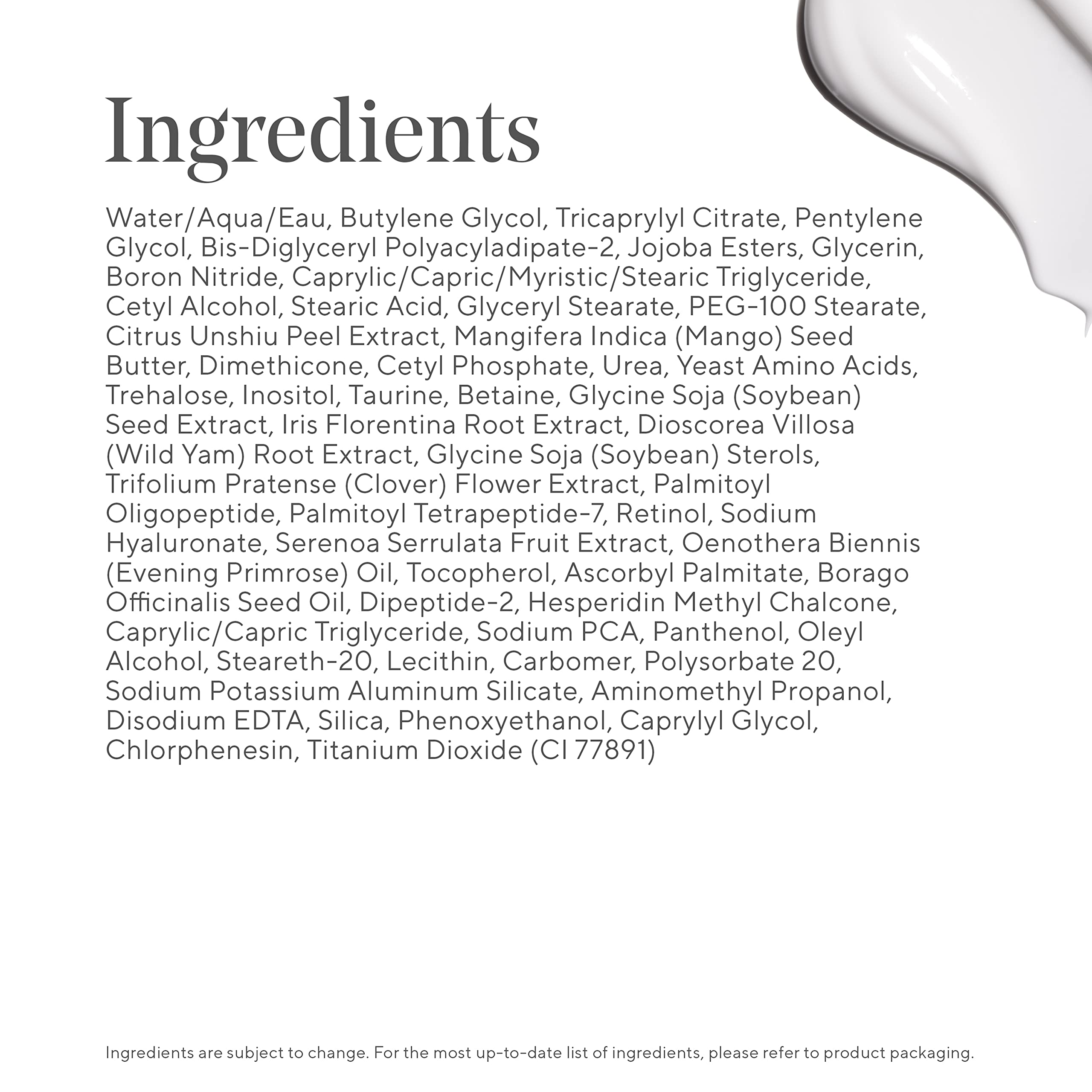 Murad Renewing Eye Cream mango butter ingredient close-up on jar