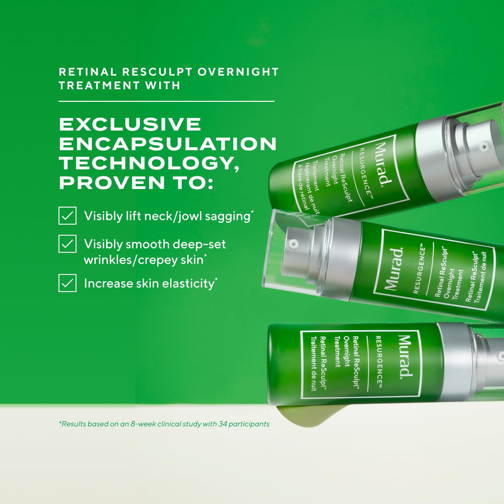 Murad Retinal ReSculpt nightly swirl spreads evenly on skin.