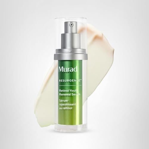 Elegant vanity setup featuring Murad Retinol Youth Renewal Serum.