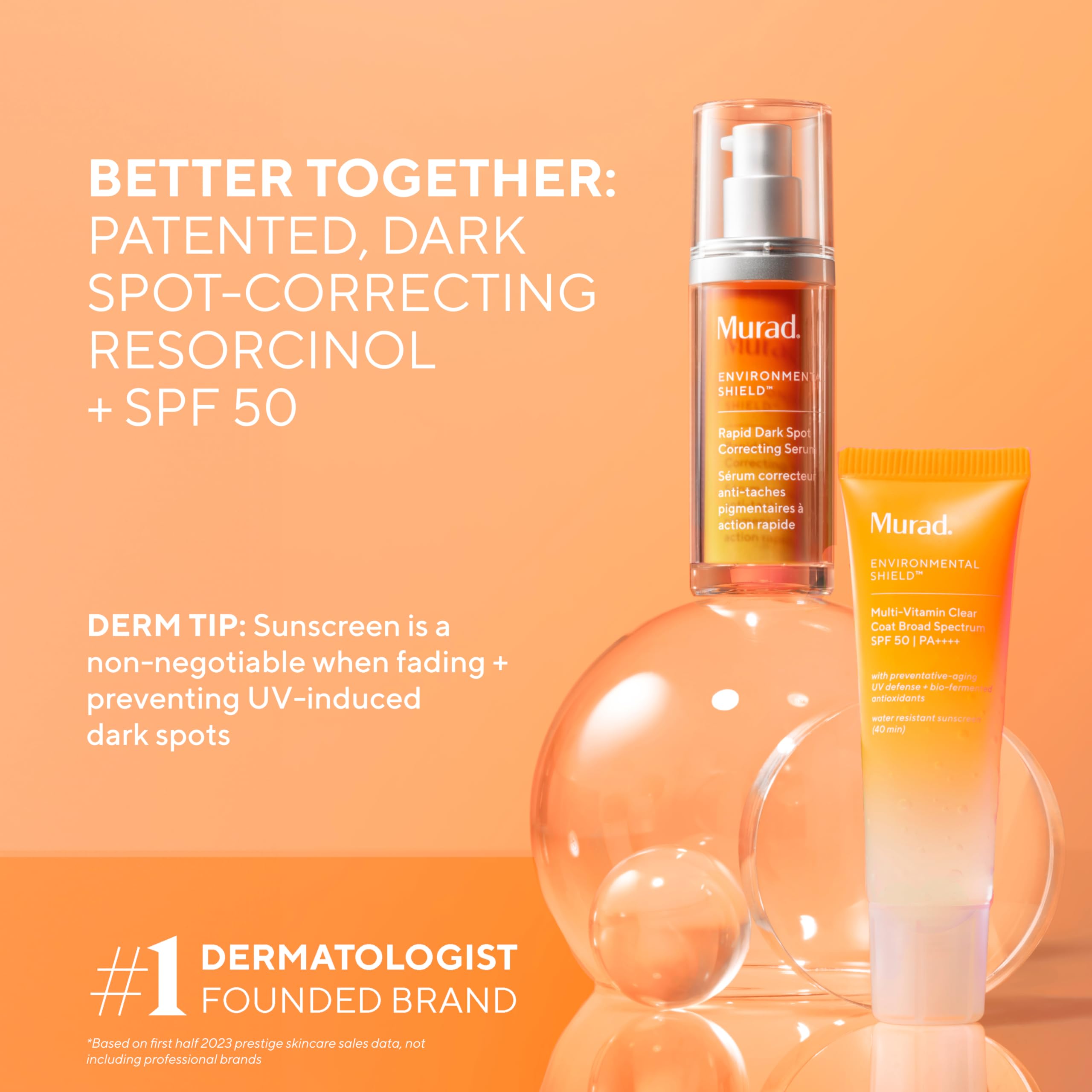 Murad sunscreen on skin with no white cast