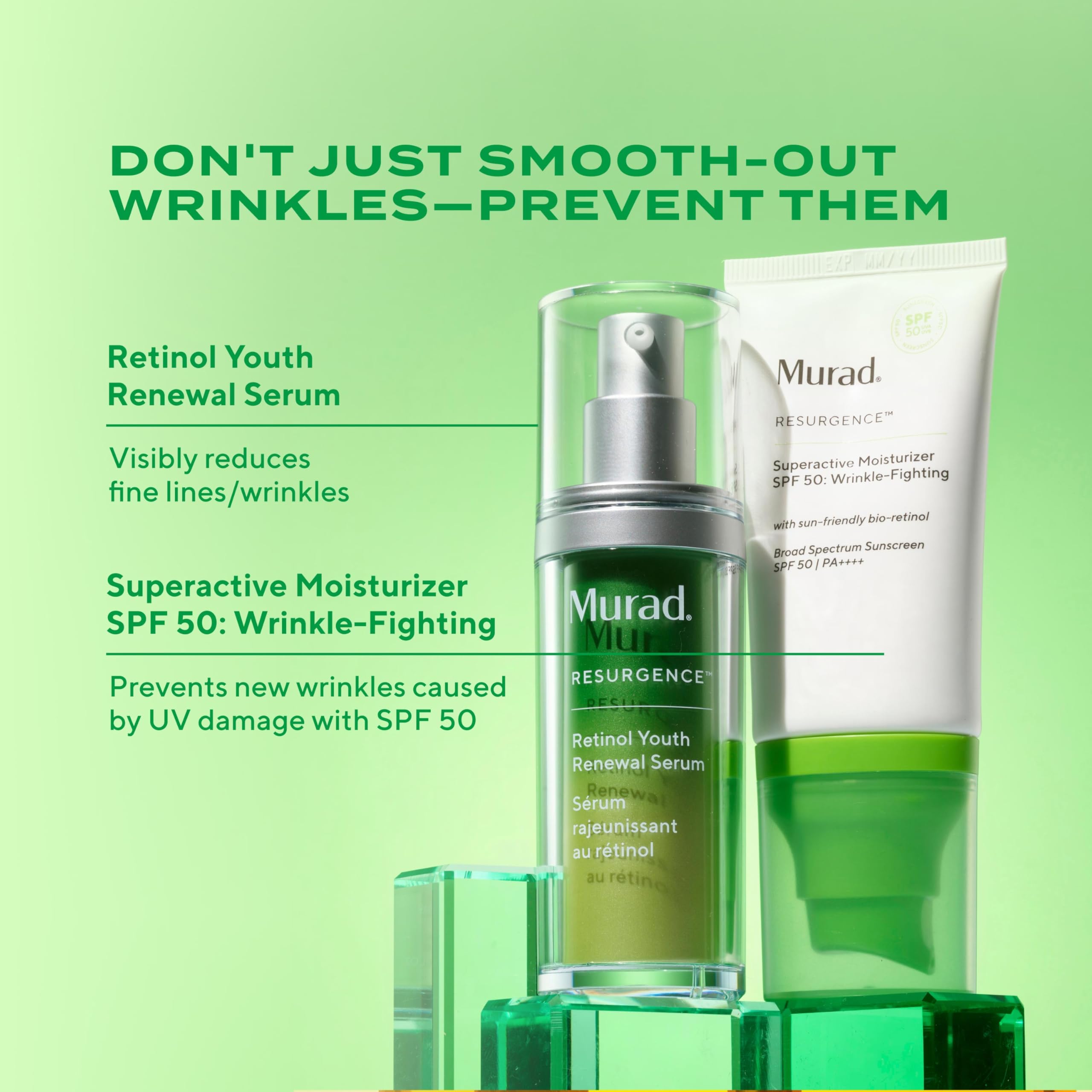 Murad Superactive natural radiant finish without residue.