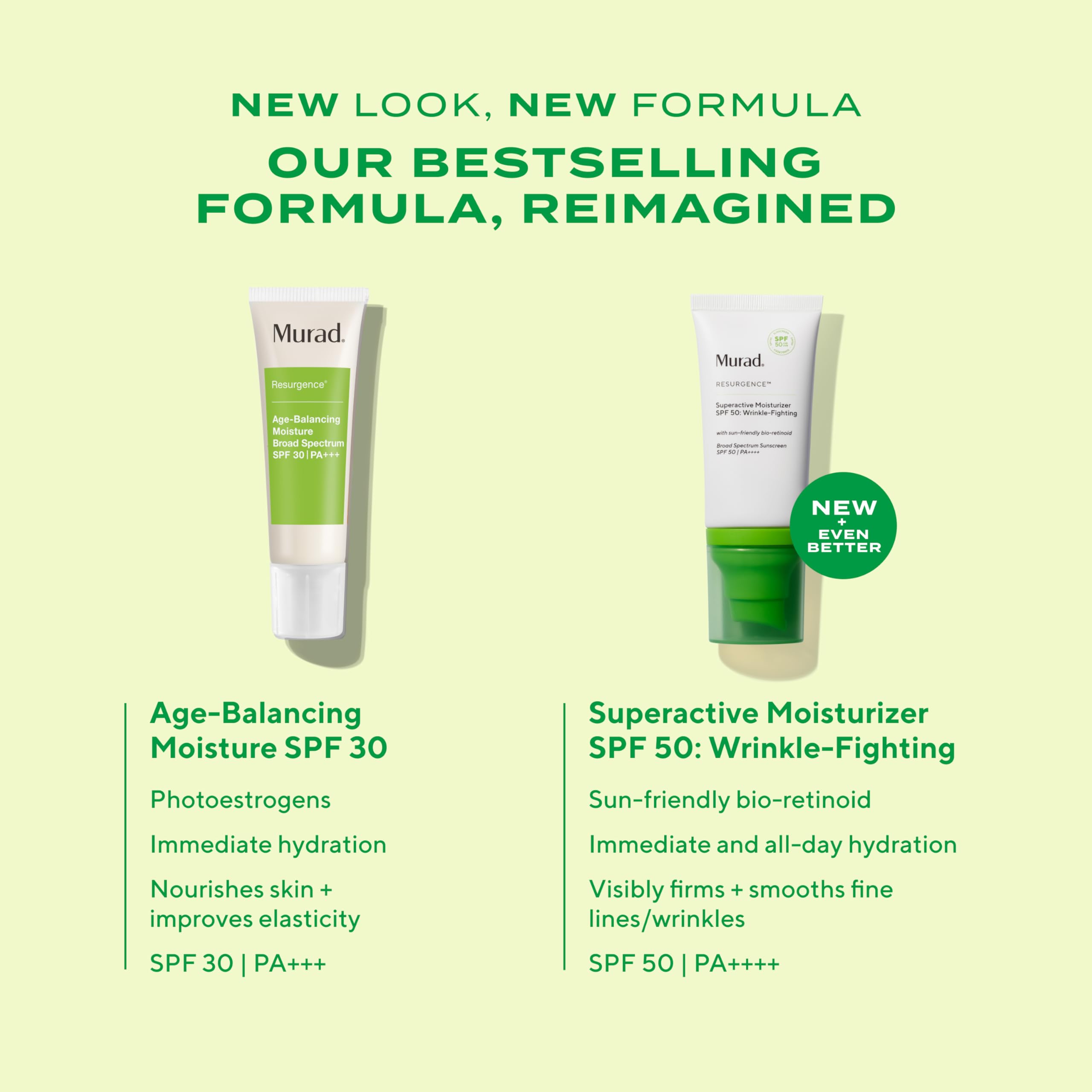Murad Superactive SPF 50 on skin with no white cast.