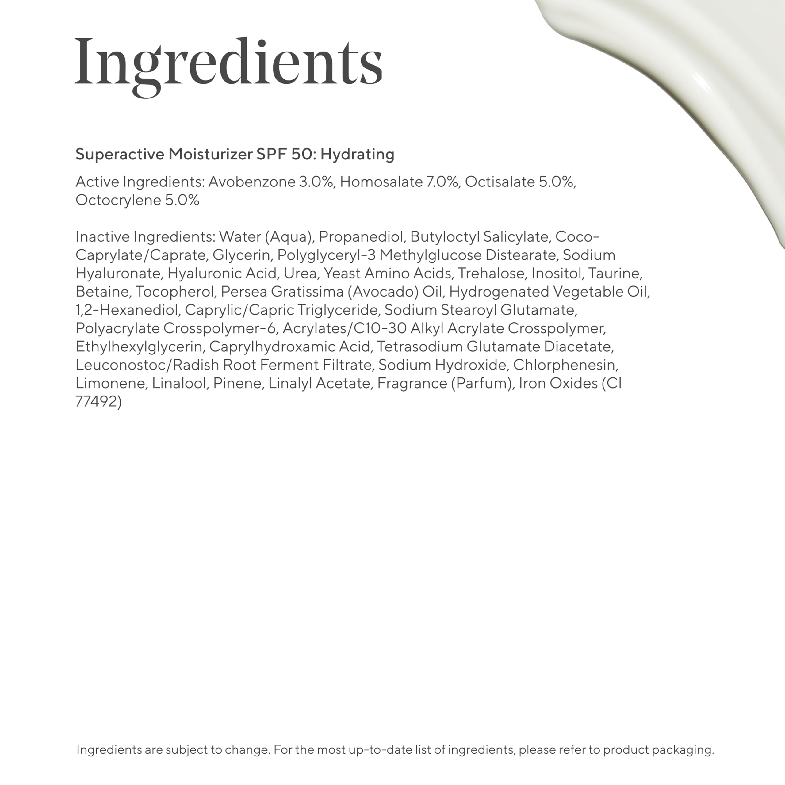 Murad moisturizer finish delivers a dewy glow with no white cast.