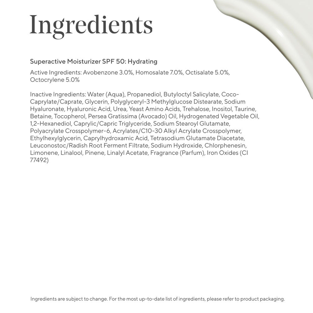 Murad moisturizer finish delivers a dewy glow with no white cast.