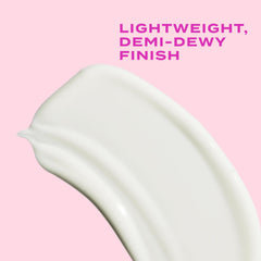 Texture close-up of Murad moisturizer reveals light, non-greasy hydration.