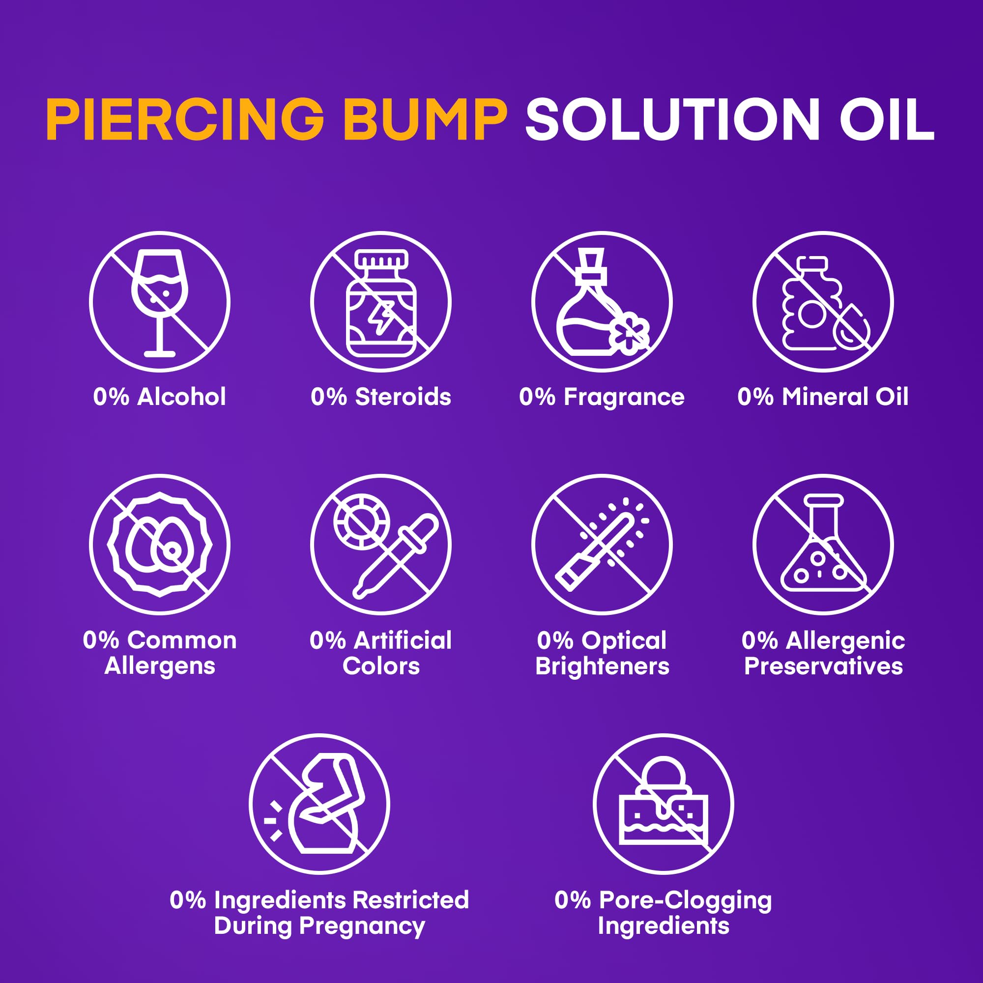 MURASAKI BEAUTY Ear and nose piercing area with product in reach