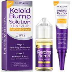 MURASAKI BEAUTY Piercing Bump Solution Oil bottle for soothing hydration after piercing