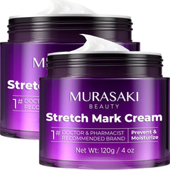 Murasaki Beauty stretch mark cream bottle for pregnancy with hydration support