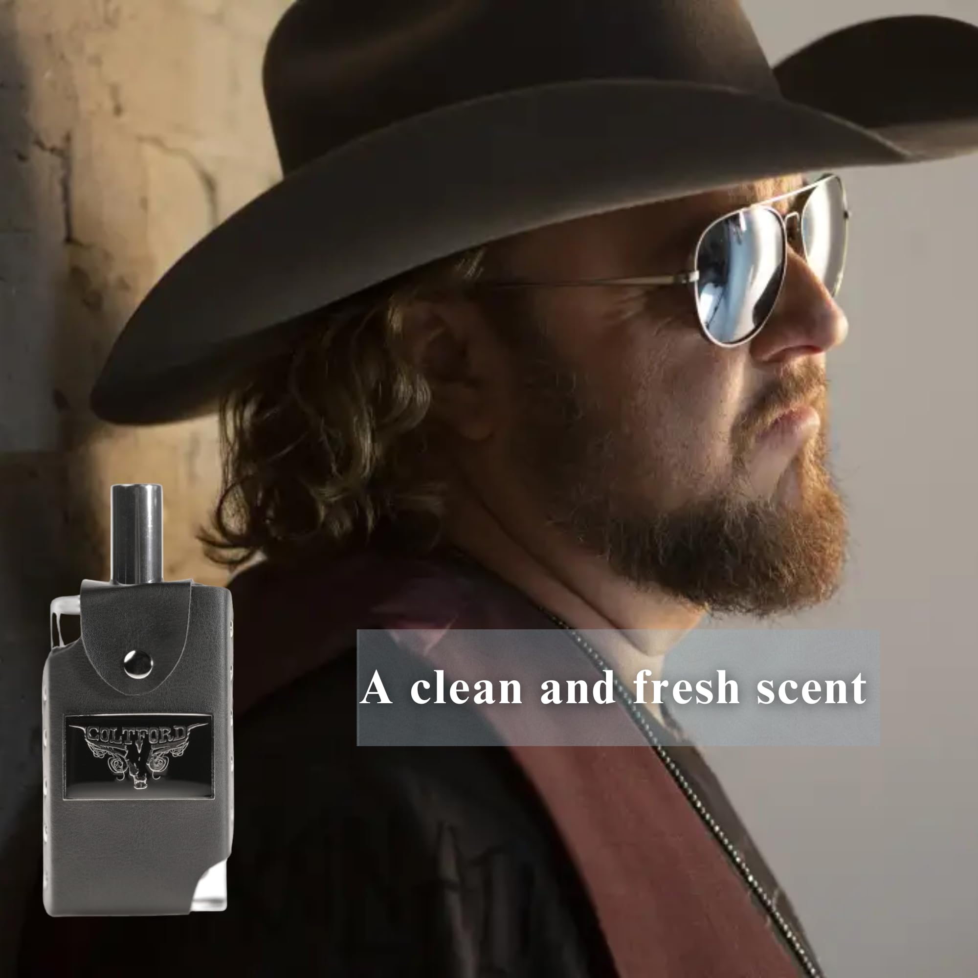 Bottle resting on cedar and sandalwood base hints at a warm, enduring dry-down.