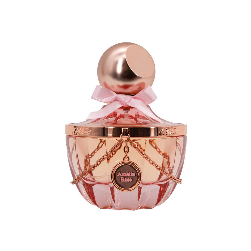 Murcielago Amelia Rose bottle showcases premium Midwest-inspired fragrance for everyday confidence.