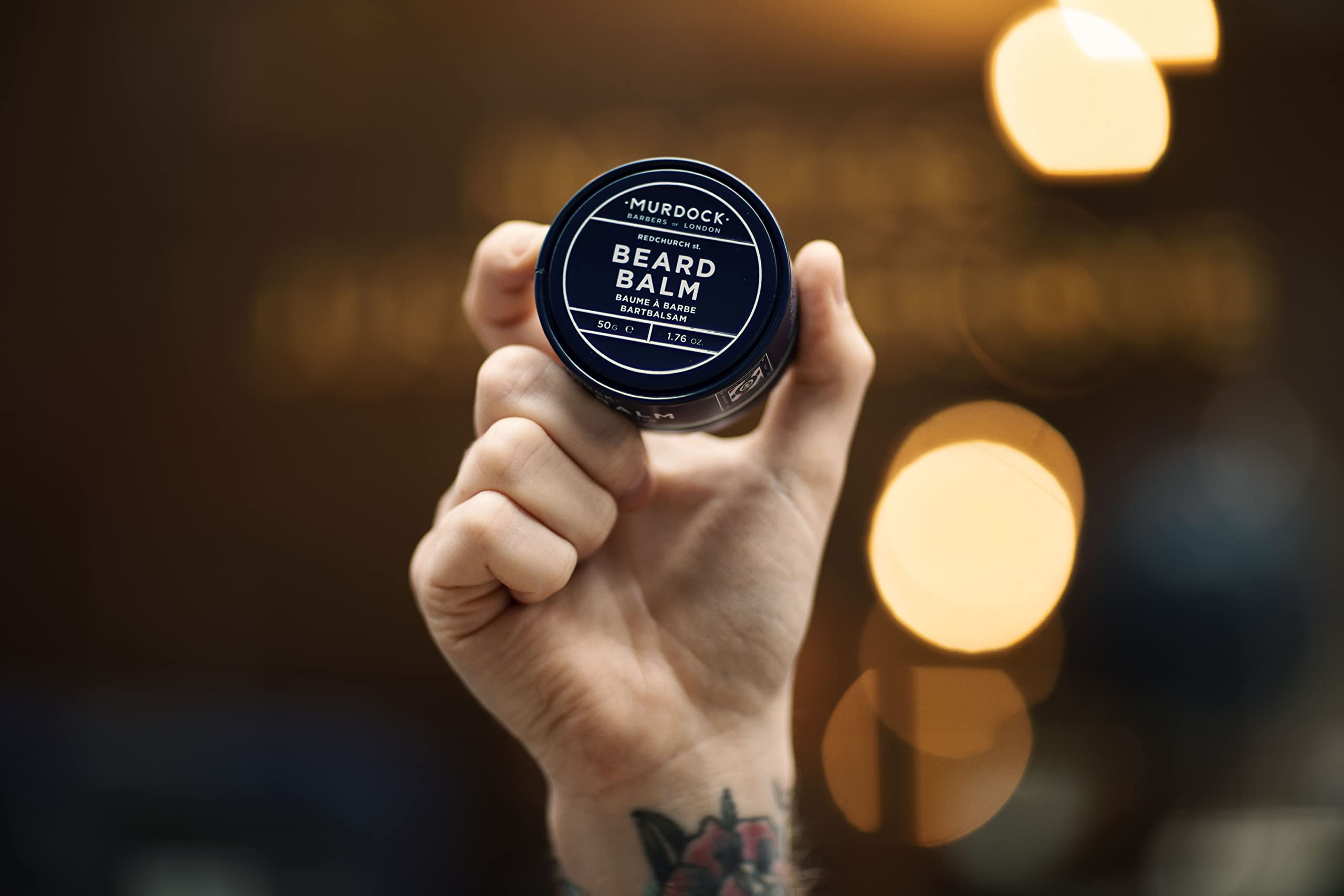 Murdock London beard balm for daily use, lightweight nourishment.