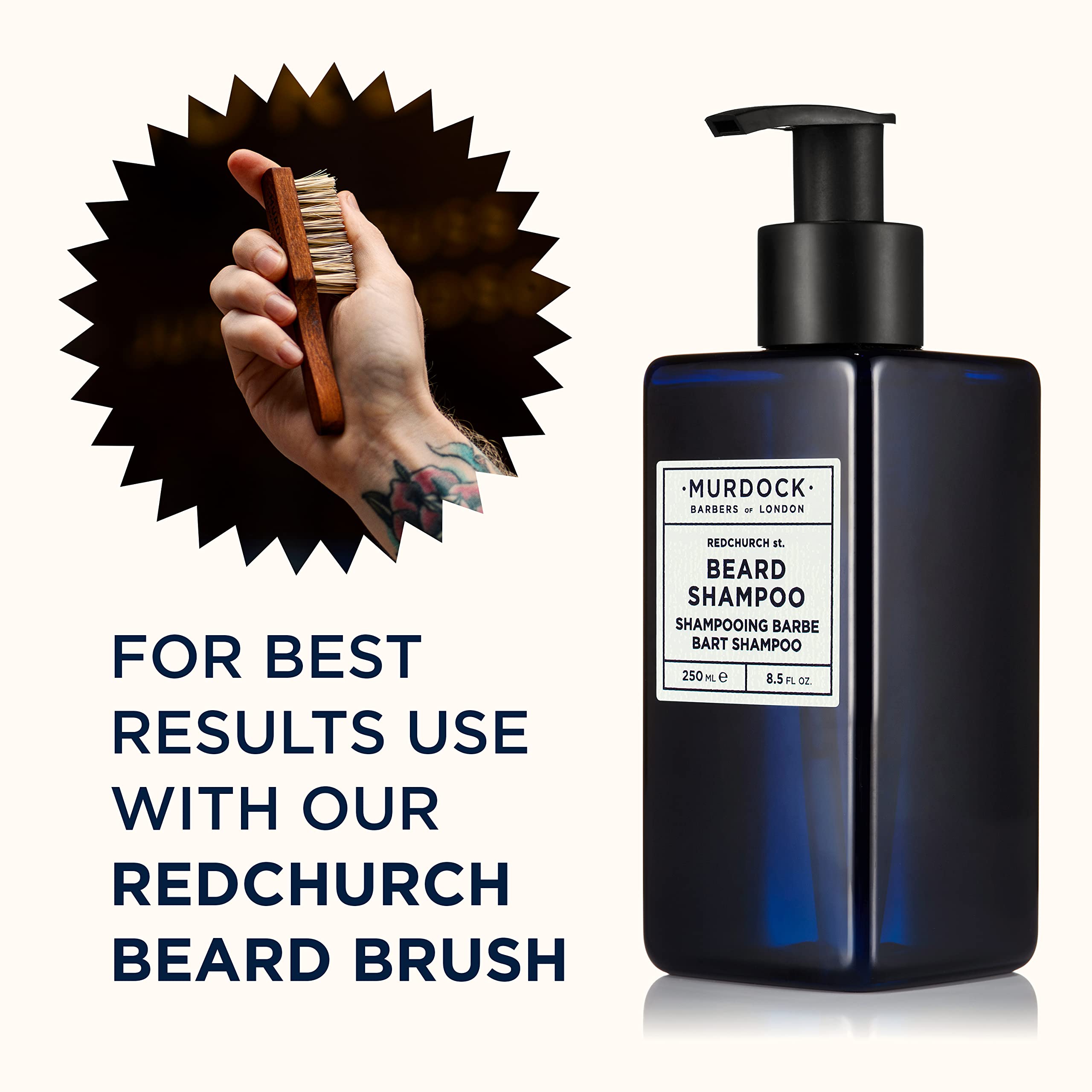 Murdock London bottle promises up to 60 uses for grooming.
