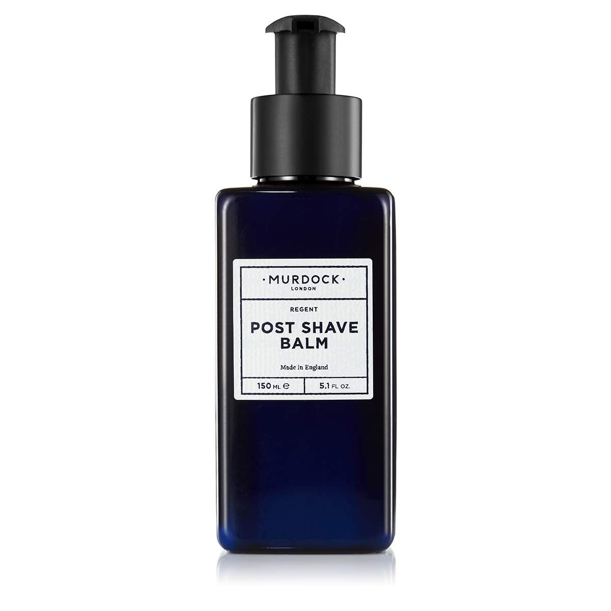 Murdock London Post Shave Balm bottle shows lightweight, soothing hydration.