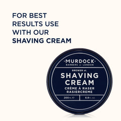 Murdock London Post Shave Balm packaging on a UK store shelf.