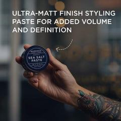 Murdock London Sea Salt Paste texture close-up for natural volume