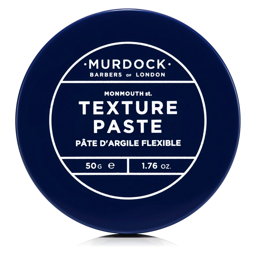 Texture Paste Murdock London : bouteille close-up, finition mate et tenue légère.