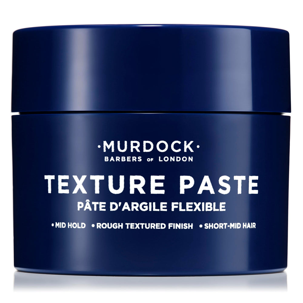 Texture Paste Murdock London : application entre les paumes, tenue naturelle et facile.