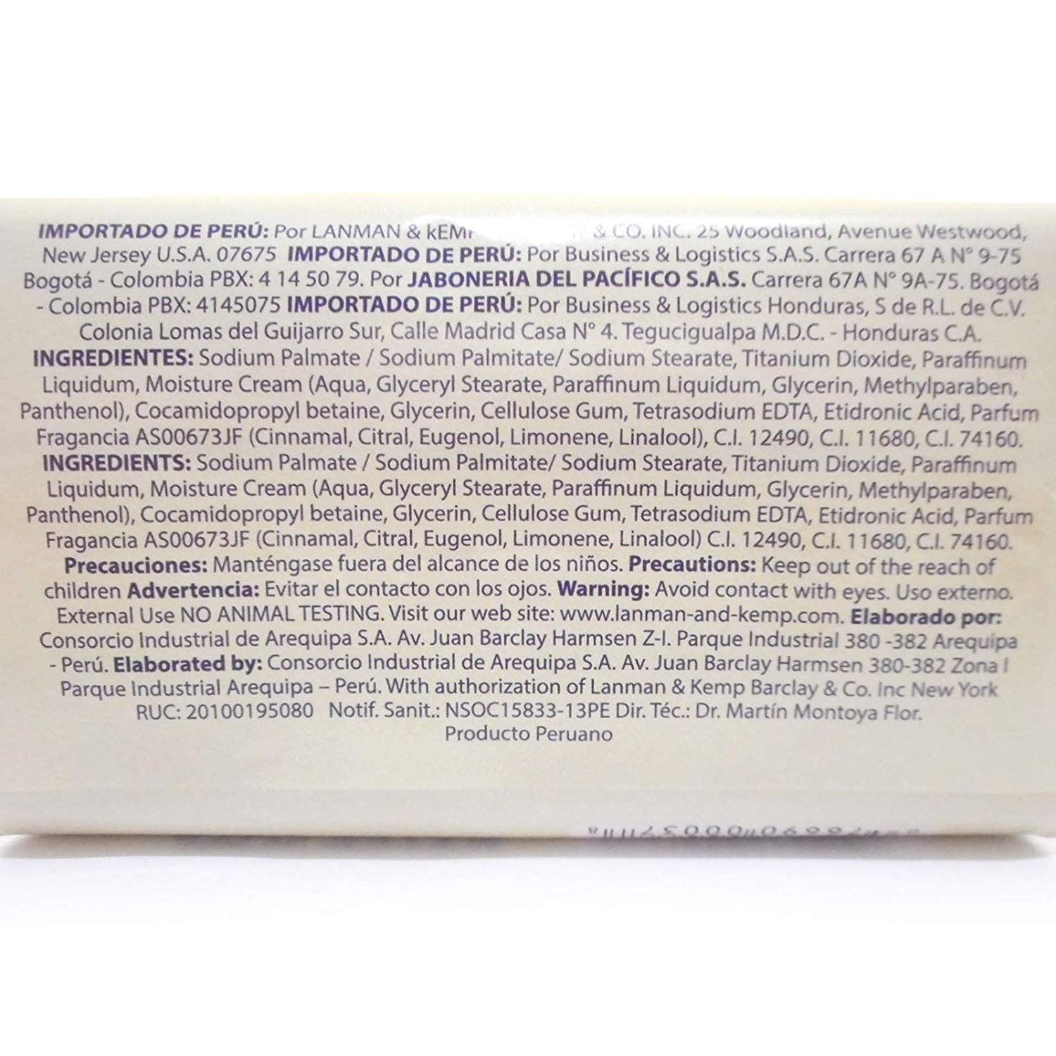 Murray & Lanman Florida Water Bar Soap foamy texture for a refreshing shower ritual