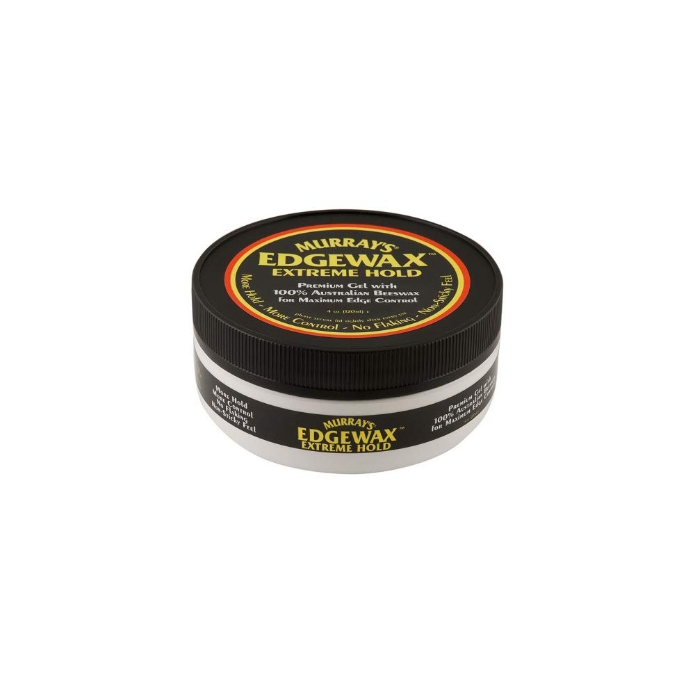 Murray's Edgewax Extreme Hold 4 oz 2-pack, front view, delivers strong hold for sculpted styles