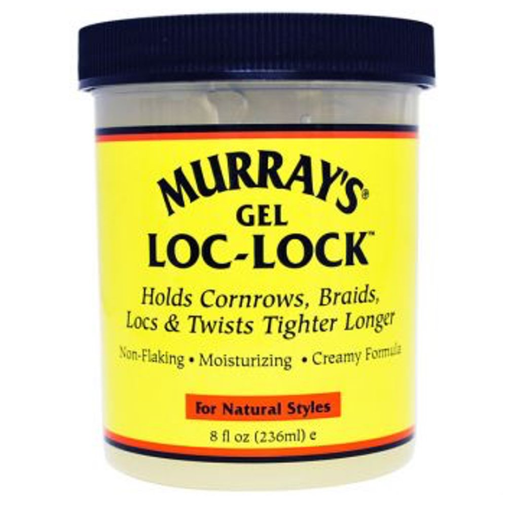 Murray's Gel Loc-Lock 8oz bottle locks styles in place for long-lasting hold.