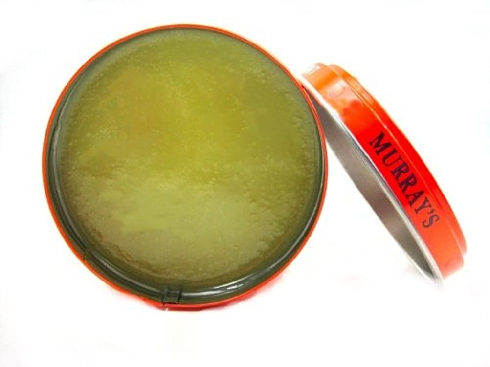 Murray's Light Pomade texture closeup shows conditioning for smooth control.