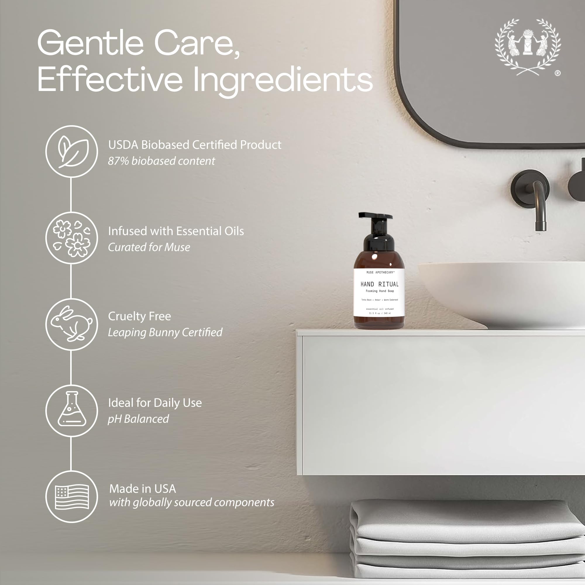 Gift-ready Muse Apothecary Hand Ritual packaging for gifting.