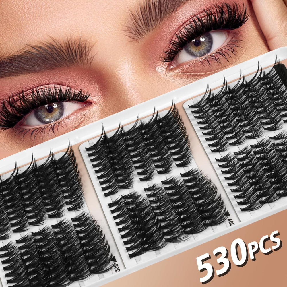 MUSELASH pre-separated clusters speed up DIY lash application.
