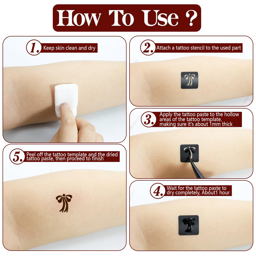 MuseLuxe A4-template sheets shown for easy, portable stencil setups.
