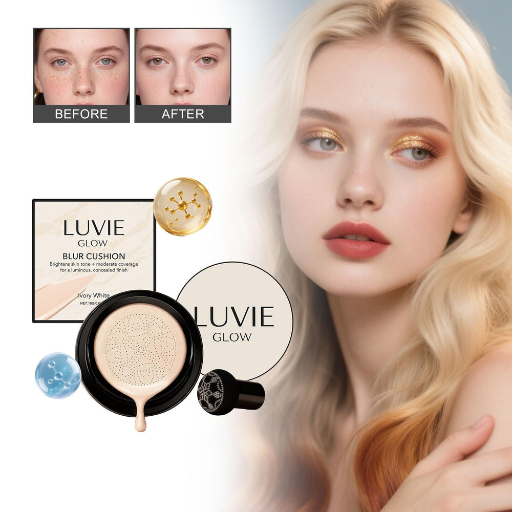 Application demo of Musellot Luvie Glow Cushion showing buildable coverage