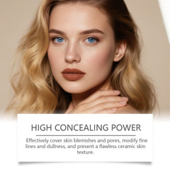 Open Musellot Luvie Glow Cushion compact reveals built-in puff for even application