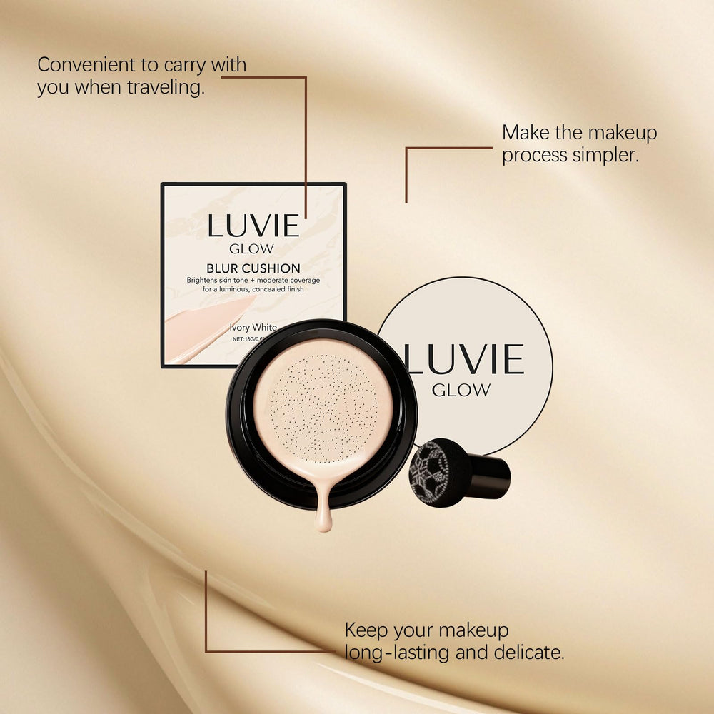 Skincare ingredients in Musellot Luvie Glow Cushion: HA, Aloe, Rose, Vitamin E