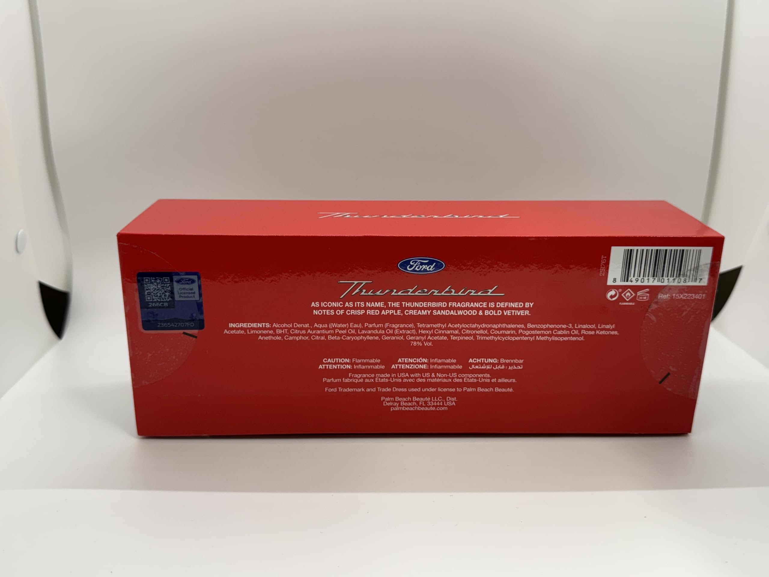 Mustang Thunderbird gift box packaging, thoughtful present option