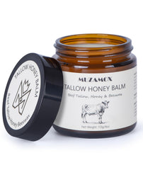 MUZAMOX beef tallow skin balm jar for rich hydration and barrier support.