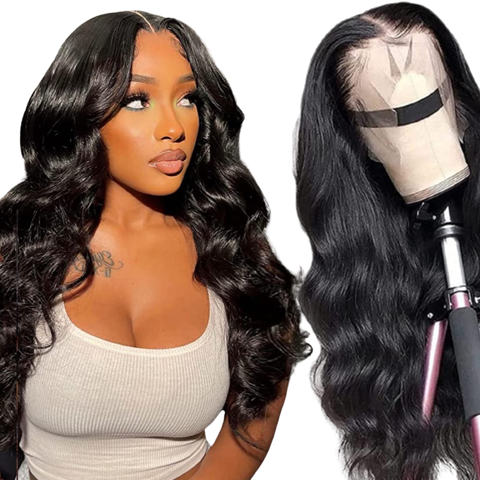 muzijet glueless wig for comfortable all-day wear and easy removal
