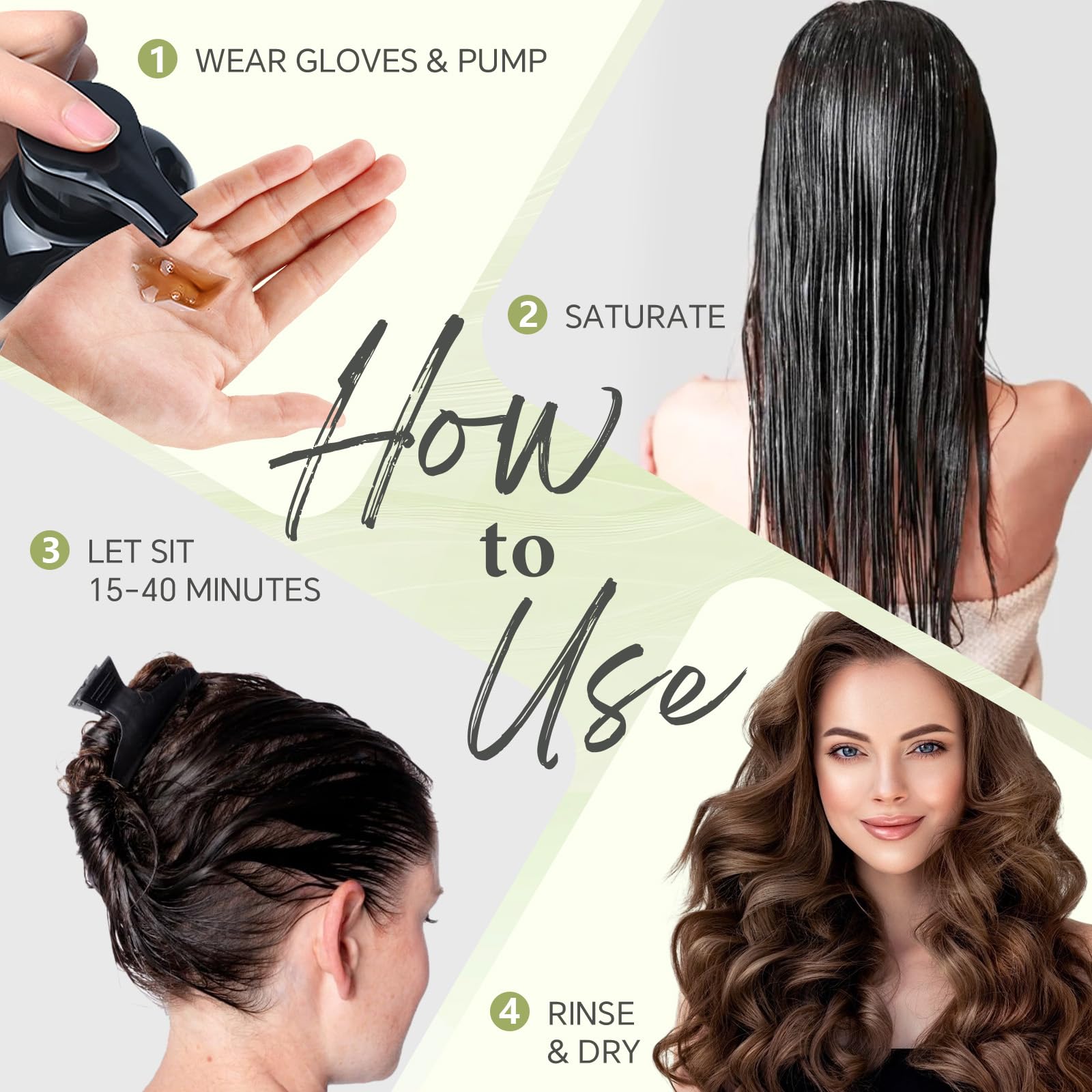 Mxvbaty Cherry Brown Hair Dye Shampoo root touch-up with even coverage.