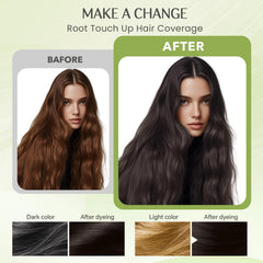 Mxvbaty dye shampoo used to target roots for seamless color.