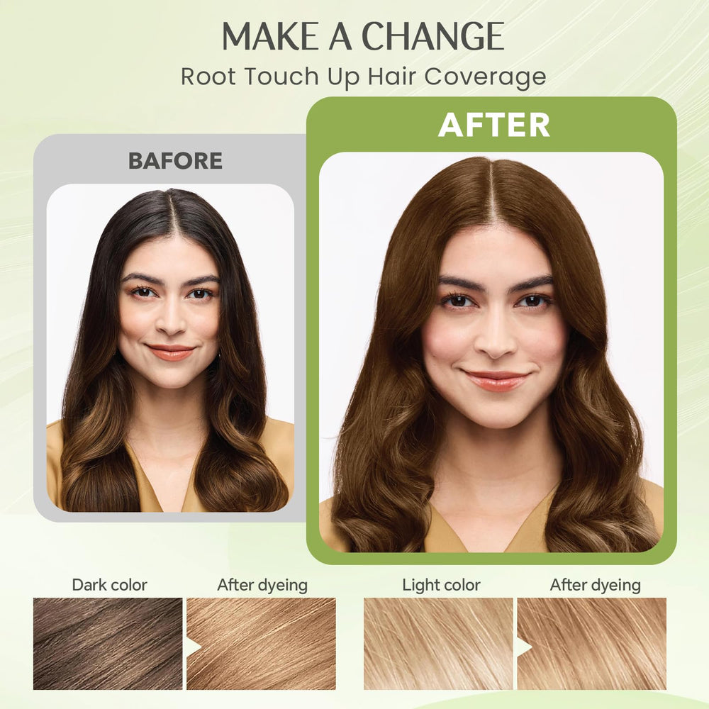 Mxvbaty root touch-up close-up demonstrates a 15-minute transform.