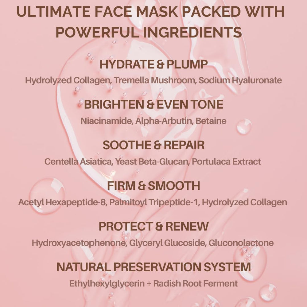 My Flexy fragrance-free Bio Collagen Overnight Mask supports sensitive skin