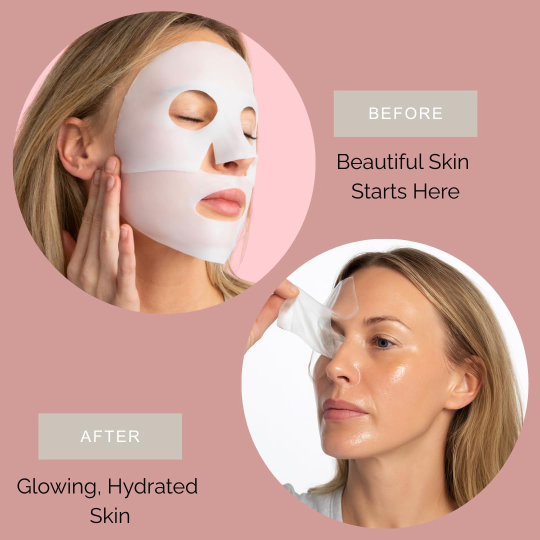 My Flexy Hydrogel overnight mask texture glides onto skin