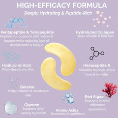 My Flexy cooling gold eye masks provide refreshing relief for tired eyes.