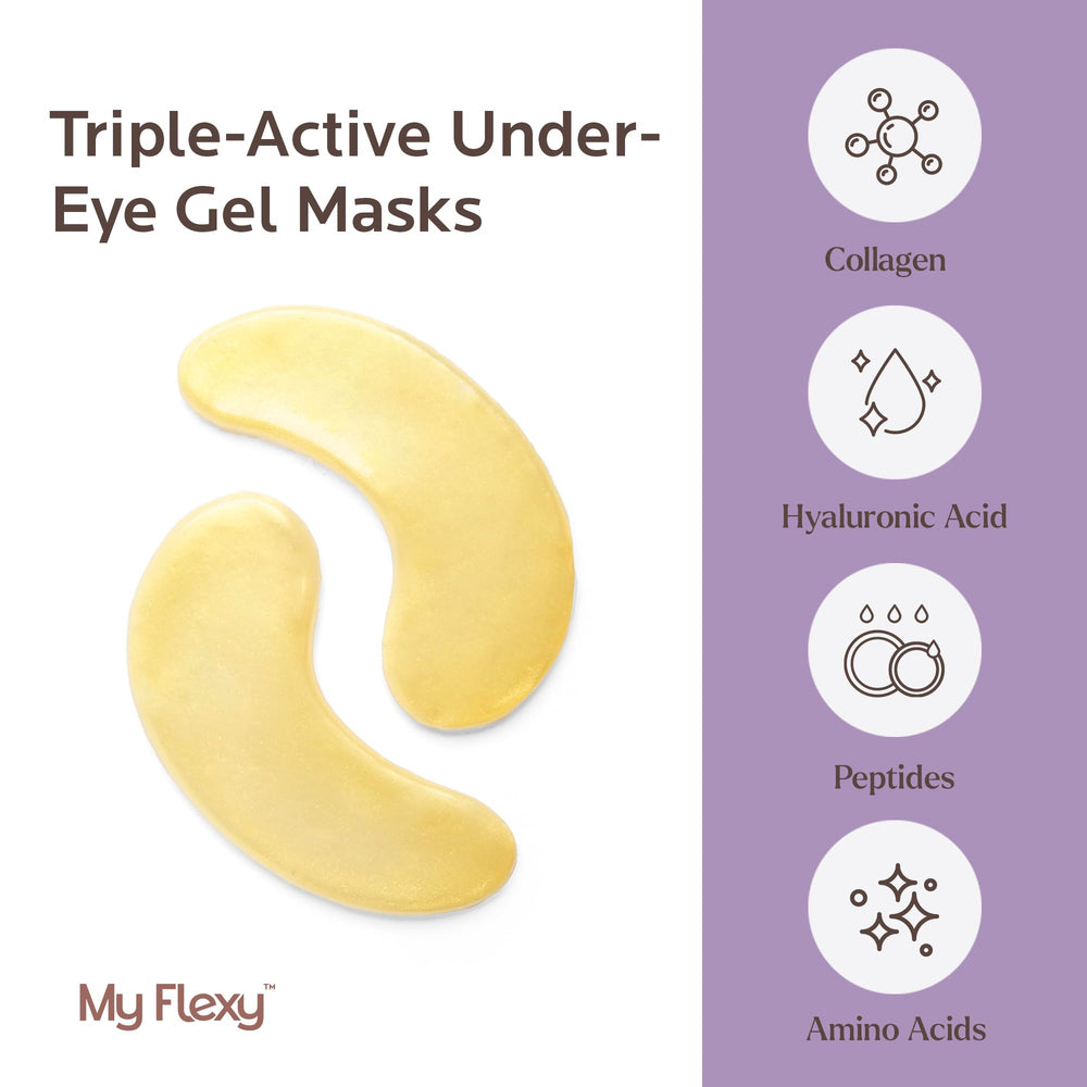 My Flexy fridge-friendly eye masks deliver extra cooling before events.