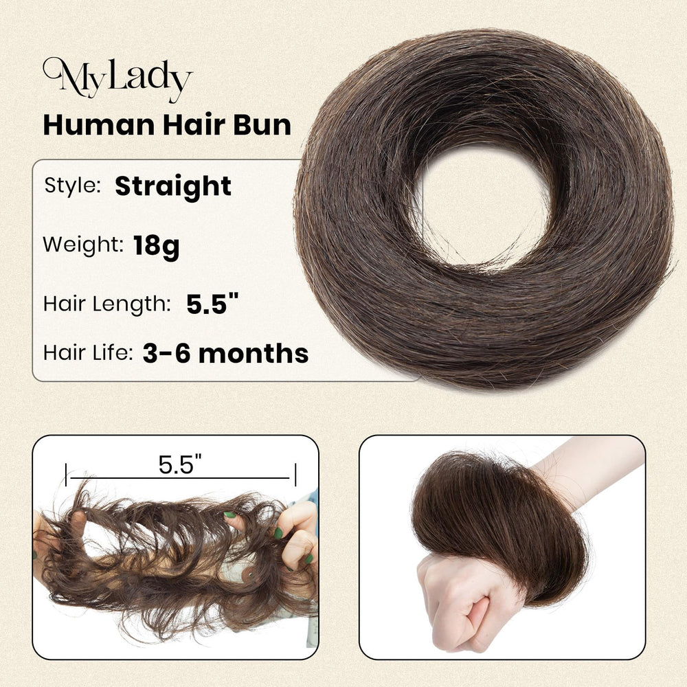 MY-LADY ponytail extension offering quick volume around your bun