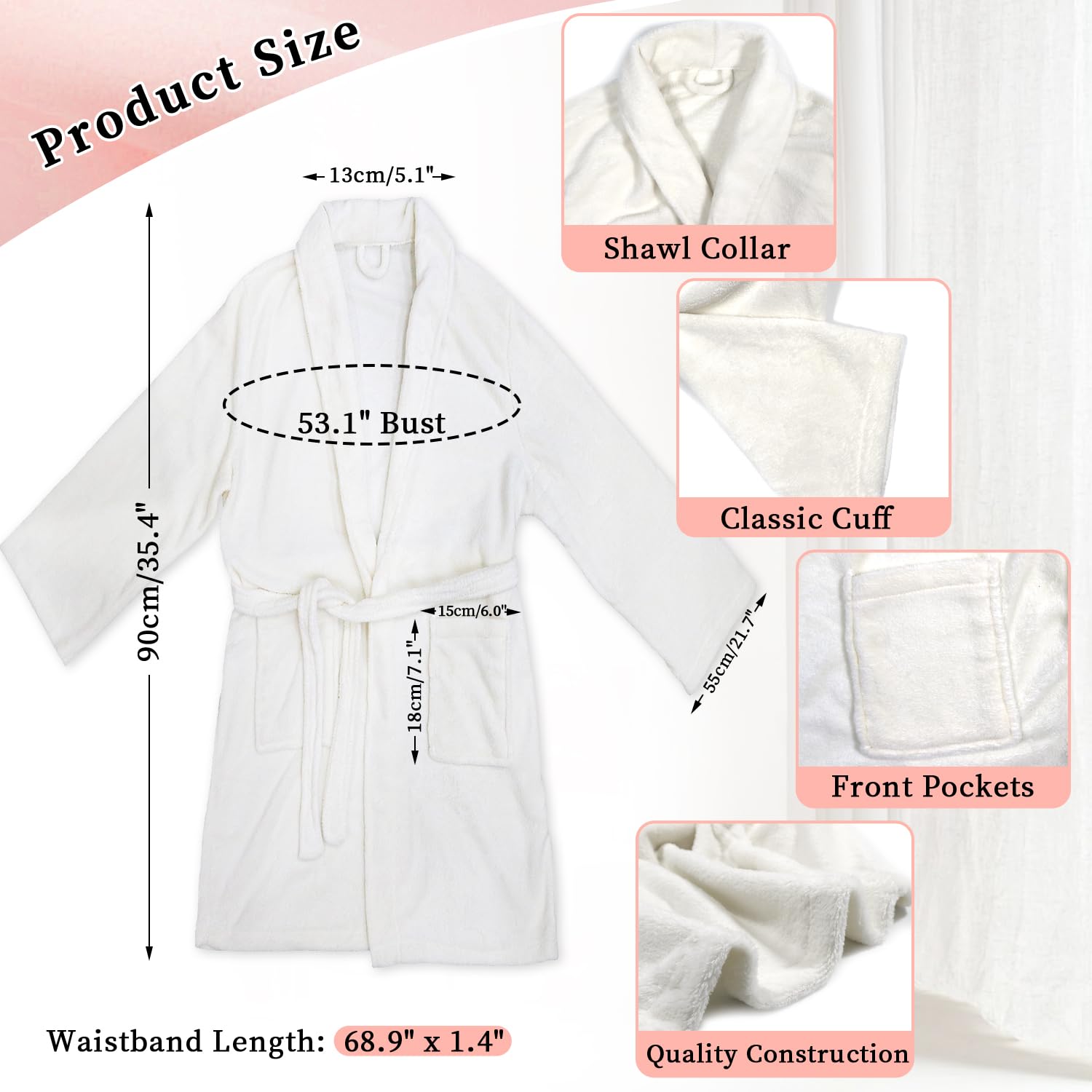 My Novel Things bathrobe soft touch highlights cozy comfort for evenings at home.