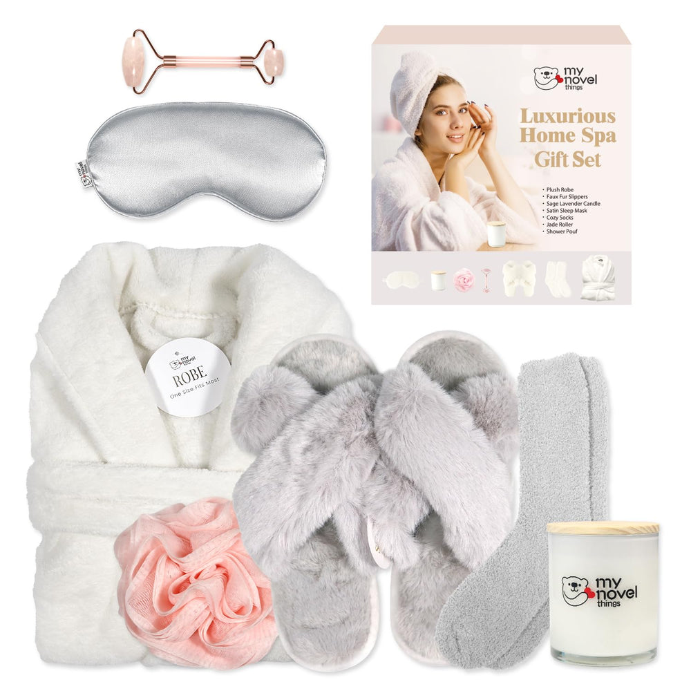 My Novel Things birthday gift box with spa treats for a thoughtful birthday surprise.