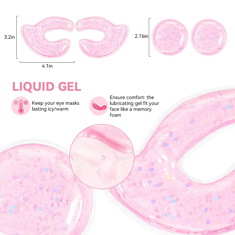 my novel things gel eye pads cooling: soothing cold therapy to reduce puffiness