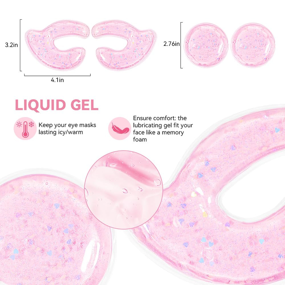 my novel things gel eye pads cooling: soothing cold therapy to reduce puffiness